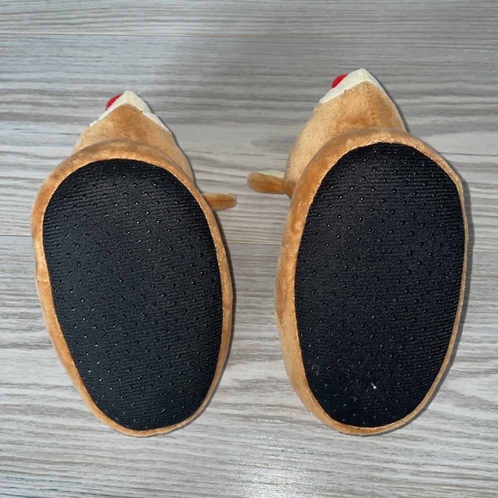⭐ Rudolph the Red-Nosed Reindeer Slippers | Baby Size 3 ⭐ - Picture 3 of 4
